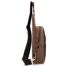 2015 New men waist packs trunk unisex canvas chest bags solid sports outdoor chest pack small