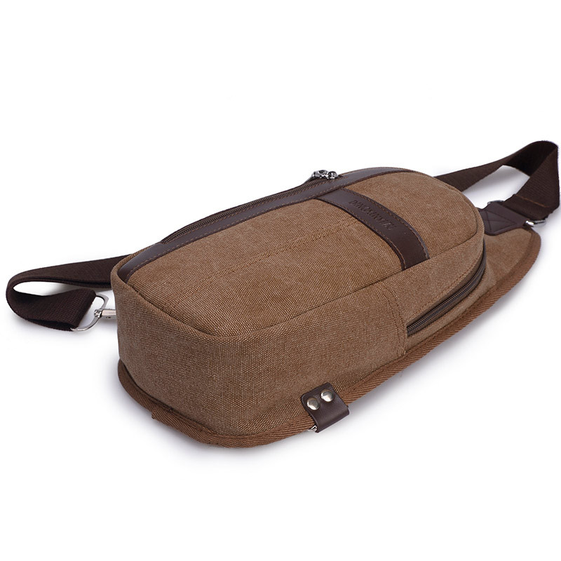 2015 New men waist packs trunk unisex canvas chest bags solid sports outdoor chest pack small