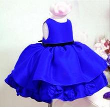Retail 2015 New Baby Kids Girl Princess Party Dress Girls Toddler Flower Wedding Tutu Causal Dresses