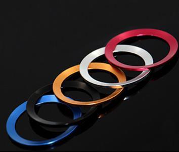MITSUBISHI ASX interior Aluminum Alloy audio speaker decoration trim cover ring 5 color MITSUBISHI ASX Accessories