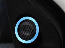 MITSUBISHI ASX interior Aluminum Alloy audio speaker decoration trim cover ring 5 color MITSUBISHI ASX Accessories