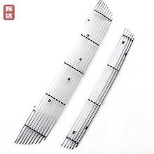 Mitsubishi Outlander 2013 2014 modified metal front grille trim cover decoration 2pcs kit