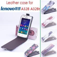Newest Luxury Flip Painting Leather Magnetic Wallet Case Cover Original Phone Case For Lenovo A328 A328T Smartphone