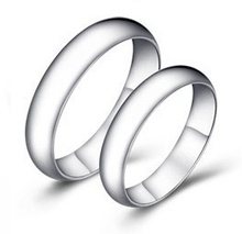 2015Newest  fashion Gloss Couple Bands Rings For Weddings For Men And For Women Rose Gold