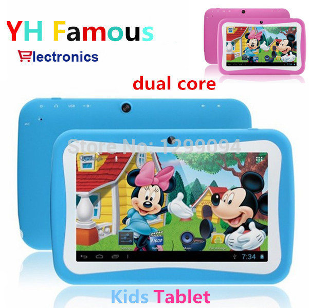7 inch Dual Core Tablet PC RK3026 Kids Children PAD MID Android 4 4 Dual Cam