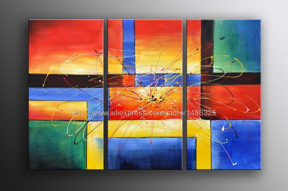Pintura a oleo abstrato