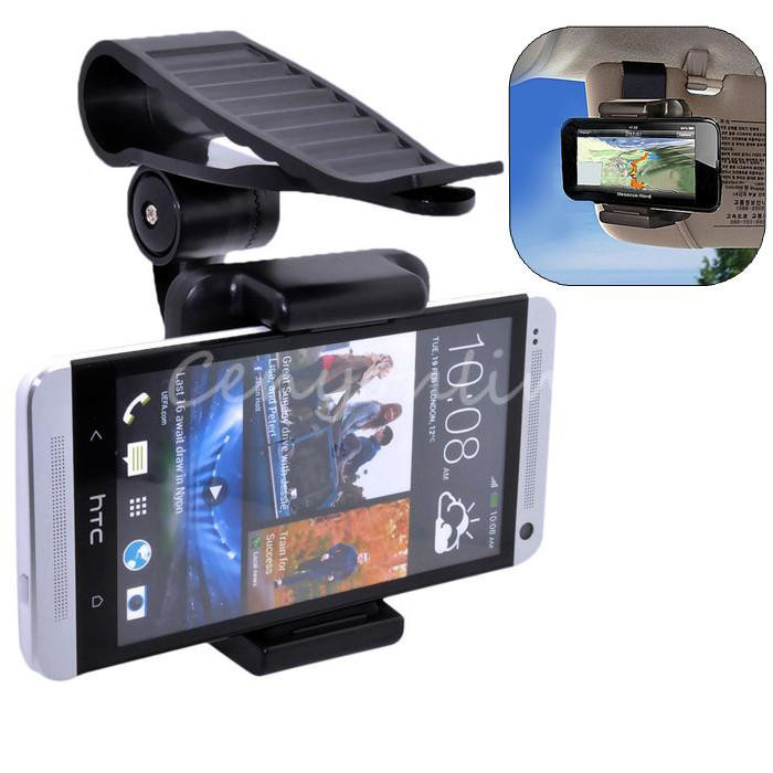 Hot Sale Universal Car Sun Visor Mount Holder Stand For Iphone 6 5S 5 For Samsung