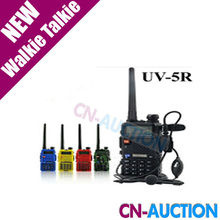 BaoFeng UV 5R Walkie Talkie Transceiver Dual Band Radio 136 174Mhz 400 520Mhz Interphone UV5R 1800mAH