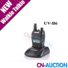 Hot ! BaoFeng UV-B6 UVB6 Walkie Talkie Transceiver Dual Band Two Way Radio 136-174Mhz&400-520Mhz Earphone Free 2pcs/lot