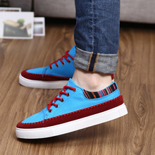 Spring and summer breathable shoes men s canvas shoes wholesale Korean men casual shoes men in