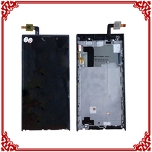 100% original Smartphone For INEW V3 LCD Display +Digitizer Touch Screen Glass with frame Black Color