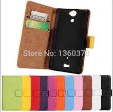 2015 Genuine leather 11 Color luxury cell phone case Wallet  Case For sony Xperia V Lt25i with Holder free shipping