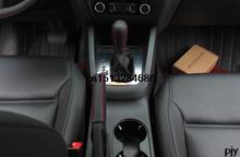 Red screw Hight Quality genuine leather sew on handbraker gear cover set for Volkswagen Jetta Mk6