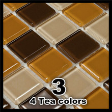 33pcs 300 300mm EUR Crystal Glass Mosaic Tiles for Bathroom Kitchen Swimming Pool Decoration Backdrop Wall