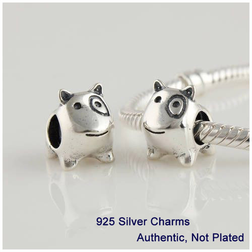 Fits Pandora Bracelet DIY Making Authentic 100 925 Sterling Silver Beads Lovely Cow Charm 2014 New