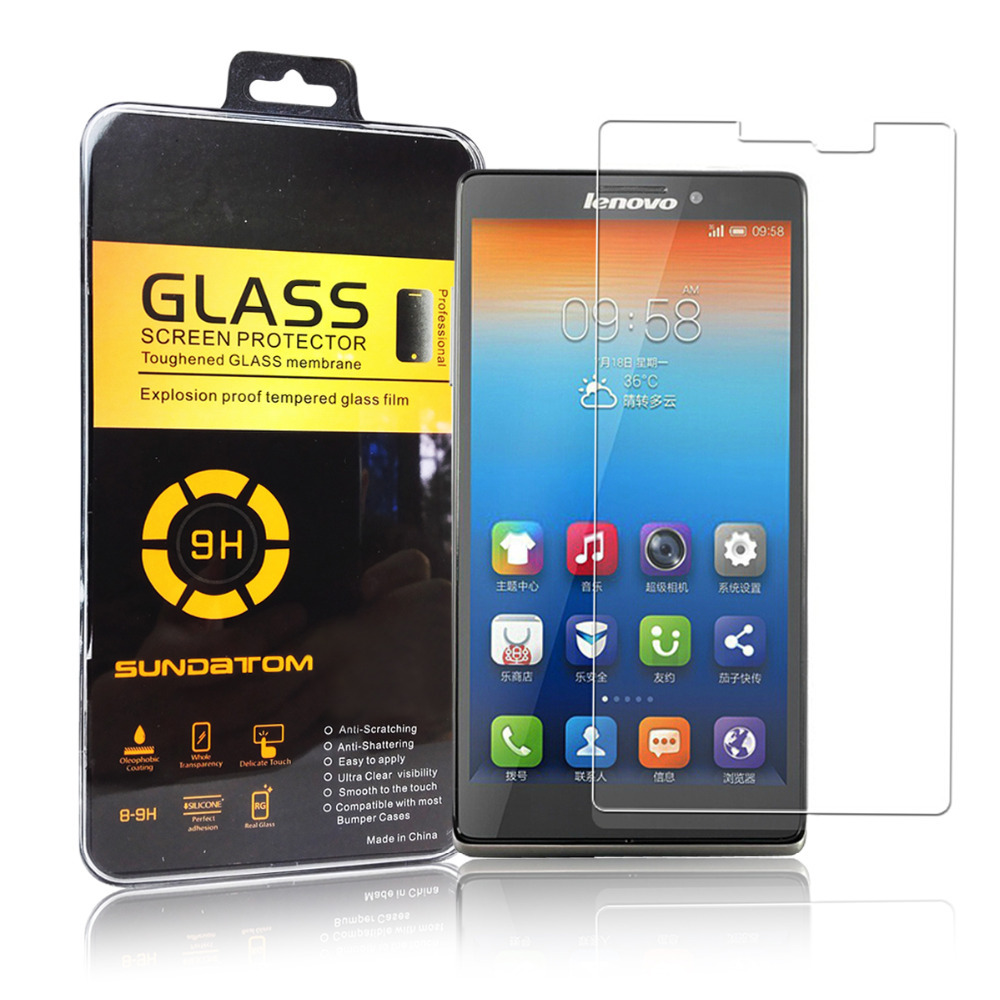 Sundatom 9H Rounded edge 2 5D Lenovo VIBE Z K910 Tempered Glass Screen Protector 5 5