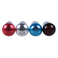 4 Colors Universal Car Aluminum Manual Shift Knobs Auto Gear Shift Head Shifter Lever Stick
