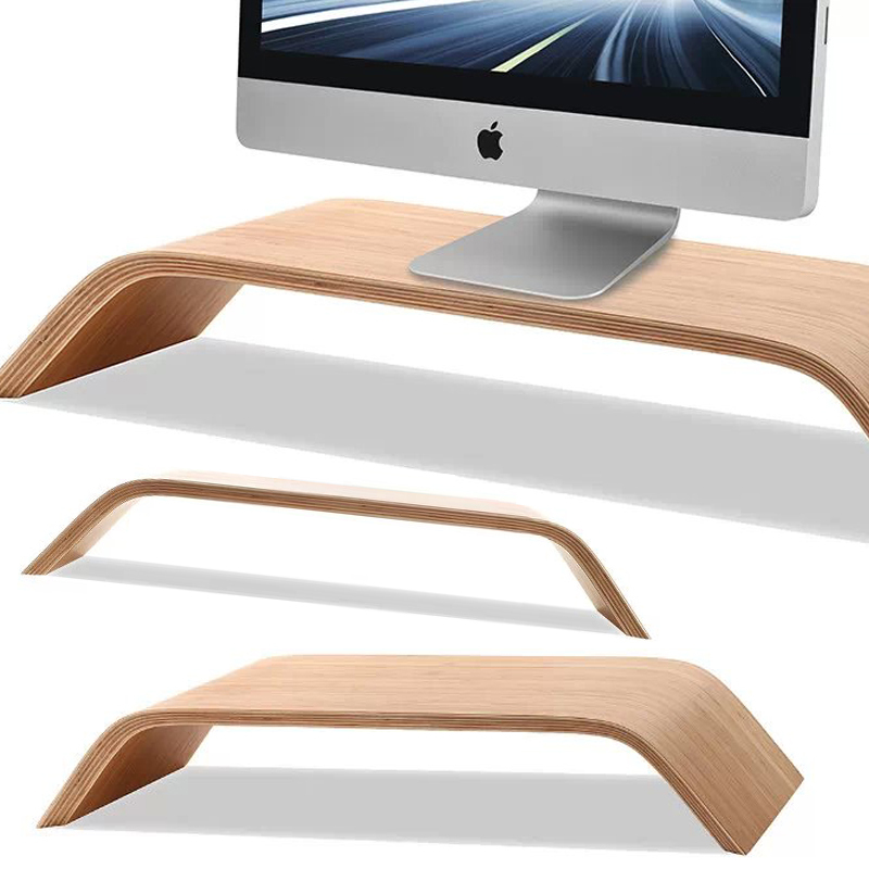 Computer Monitor Stands Risers Wood