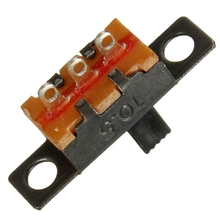 New Arrival!!!20PCS Black Mini Size SPDT Slide Switches On-Off PCB 5V 0.3A DIY Material New Hot Sale