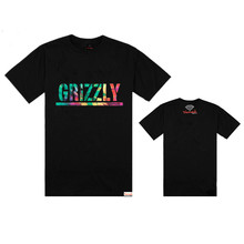 New Fashion tshirt  2015  SWAG Grizzly  Casual  Shirt mens mens designer clothes ROCK diamond Tee Camiseta Clothing  size 3xl
