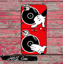 Cartoon Hand Dj Turn Table Hard Skin Mobile Phone Cases Accessories for iPhone 6 6 plus