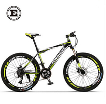 dual disc brake alloy frame mountain bike 27 speed 26 inch wheel complete bicycle