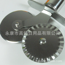 High quality double stainless steel handle pizza pizza cutter roller knife sent round knife knife lace