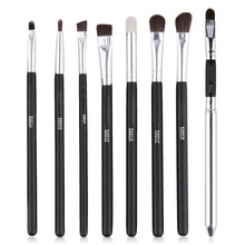 8 pcs Black Handle Professional Eye Shadow Makeup Brushes Set Top Quality Cosmetic Eyeshadow Brush Kits