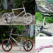 20-inch aluminum alloy bike 7 speed transmission Folding bicycle road bike One wheel bike /219