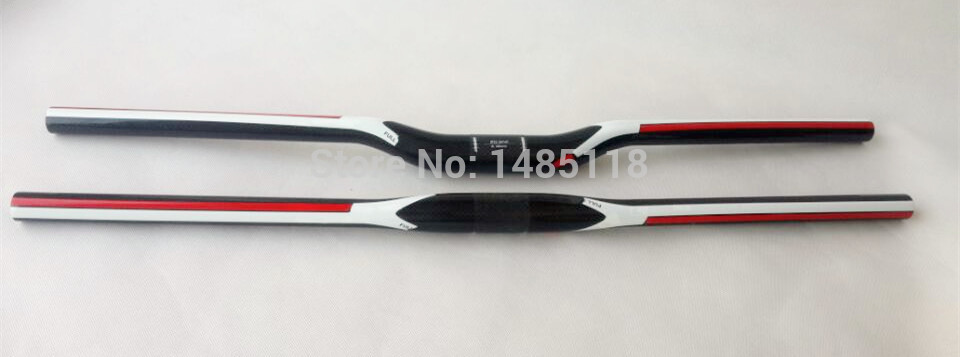 new carbon bicycle handlebar MTB red flat handlebars rise handlebar 31 8 580 600 620 640