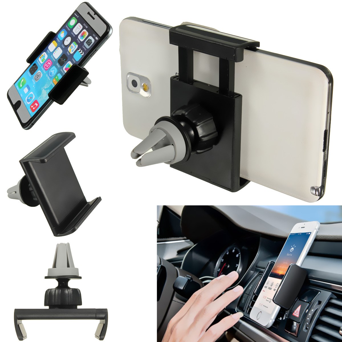 Best Price Universal Car Air Vent Mount Cradle Cell Mobile Phone Stand Holder For iPhone 6