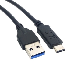 White Black USB 3 1 Type C Male to USB 3 0 Type A Male Data