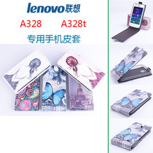 Fashion Luxury Flip Painting Leather Magnetic Wallet Case Cover Original Phone Case For Lenovo A328 A328T