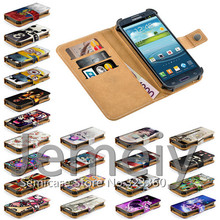 100 Brand New Original Jemeiy Universal Printing Smartphone Case Wallet PU Leather Cover For Samsung I9300I