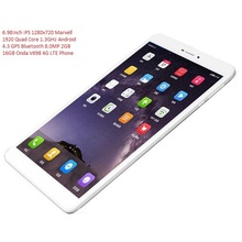 6.98 Inch IPS 1280×720 Marvell1920 Quad Core 1.3GHz Android 4.3 GPS Bluetooth 8.0MP2GB 16GBOnda V698 4G LTE Phone Call Tablet PC