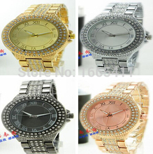 Venta caliente nueva moda Kors mujeres del reloj Luxury Brand aleación relojes de cuarzo digitales hombres mujeres hombres diamante calendario reloj 6MK7