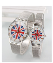 2015 Free Shipping New Accessories Fashion Union Jack Watch For Women White colors Fashion Jewelry For Lady Gift YS038