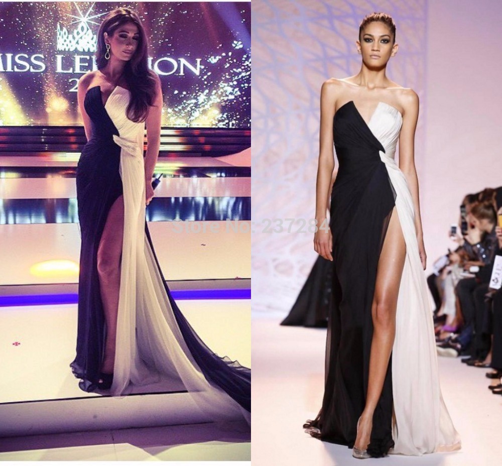 Black and White Evening Dresses