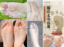 2pairs=4pcs Feet care,exfoliating foot mask,foot peeling,Cactus extract,socks for pedicure, free shipping,OEM,cuticle remover
