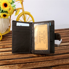 Men Wallets Famous Brand 100 Cowhide Genuine Leather Wallet Men Card Holder With Coin Pocket Short