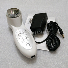 Portable Ultrasonic 7 LED Photon Lights Sonic Lifting Face Lift Care Skin Cleaner Wrinkle Remover Facial