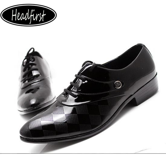 Sale Balck Oxford Shoes for Men Causal leather shoes men dress shoes ...
