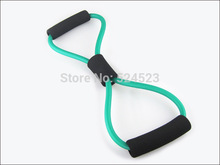 2PCS Resistance Training Bands Tube Workout Exercise for Yoga 8 Type Fashion Body Building Fitness Equipment