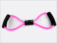 2PCS Resistance Training Bands Tube Workout Exercise for Yoga 8 Type Fashion Body Building Fitness Equipment