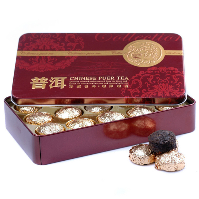  Yunnan Pu er tea 15 pieces box Compressed Pu er tea with Gift Box mellow