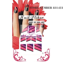 HOTSALE LARGE F-013 French water decal nail sticker for water sticker nail art Fashion nail accessories