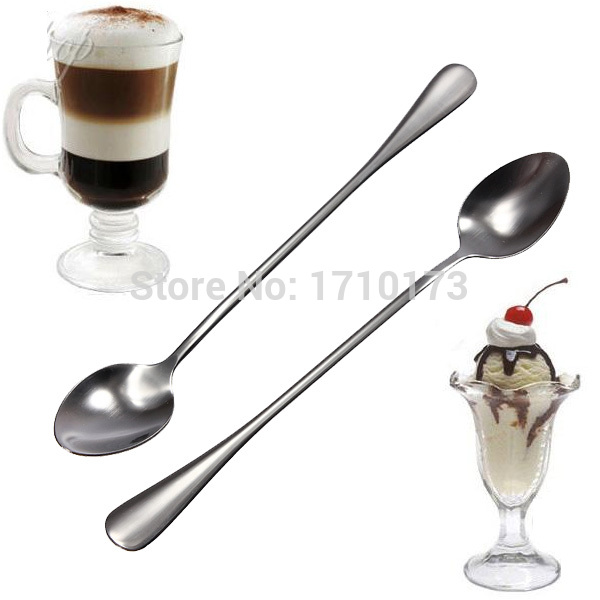 Brand New High Quality 6 pcs Stainless Steel Ice Cream Coffee Cocktail Teaspoons Soup Tea Spoons