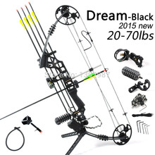 Free shipping Black version Hunting bow&arrow set,Black M120 hunting compound bow,bow and arrow set,archery set