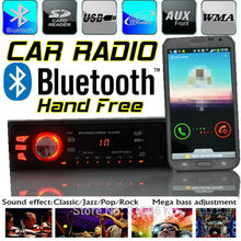 new Car Radio Stereo Player Support Bluetooth Phone AUX IN MP3 FM USB 1 Din remote
