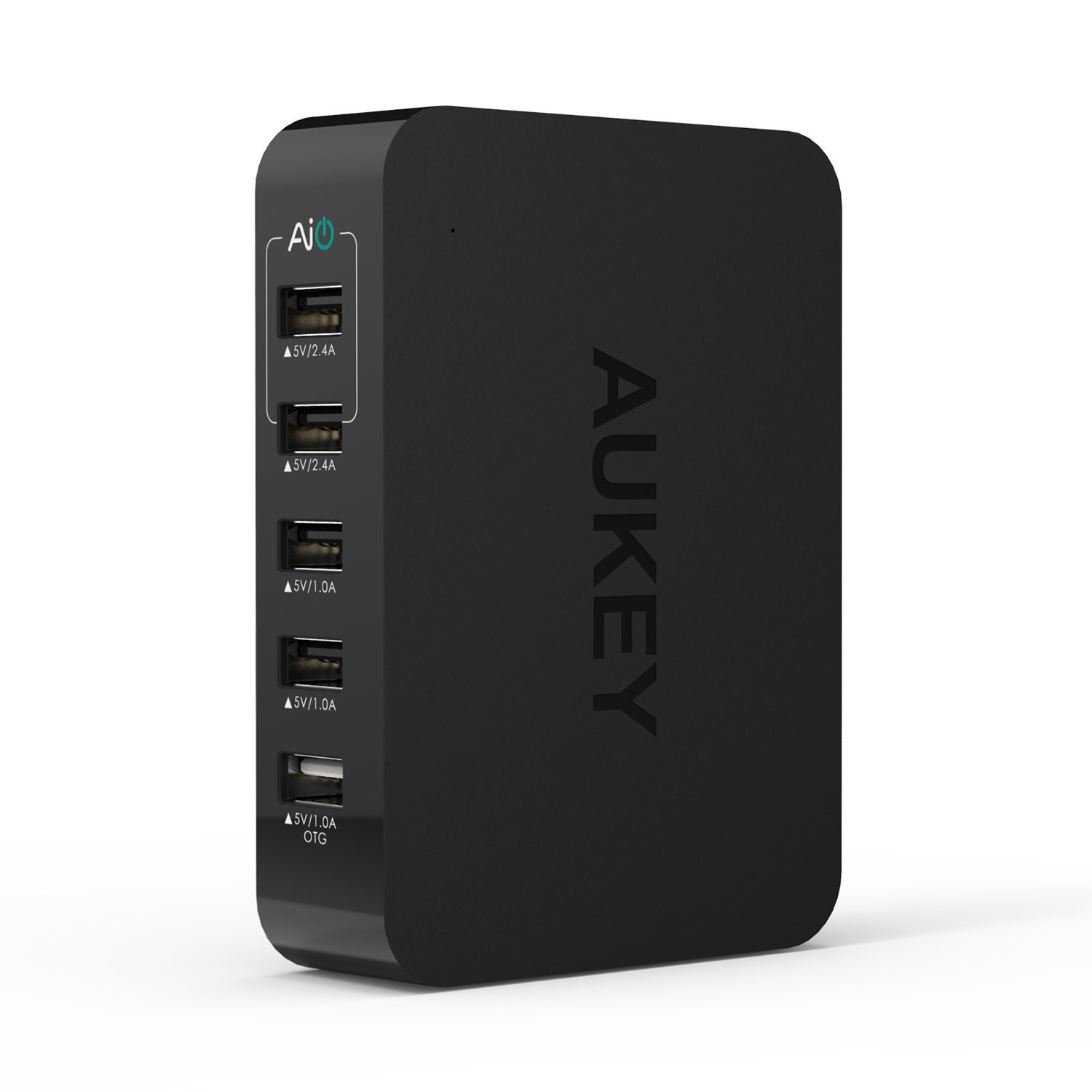 Aukey 39W 7 8A 5 Port USB Travel Charger Charging Station with OTG Access for Android
